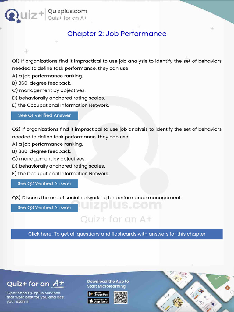 If Organizations Find It Impractical to Use Job Analysis to Identify ...