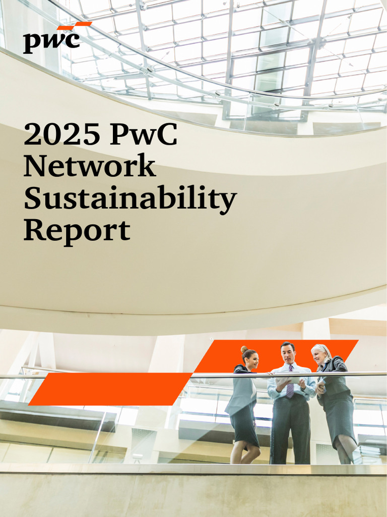2025 Pwc Network Sustainability Report | PDF | Governance | Risk