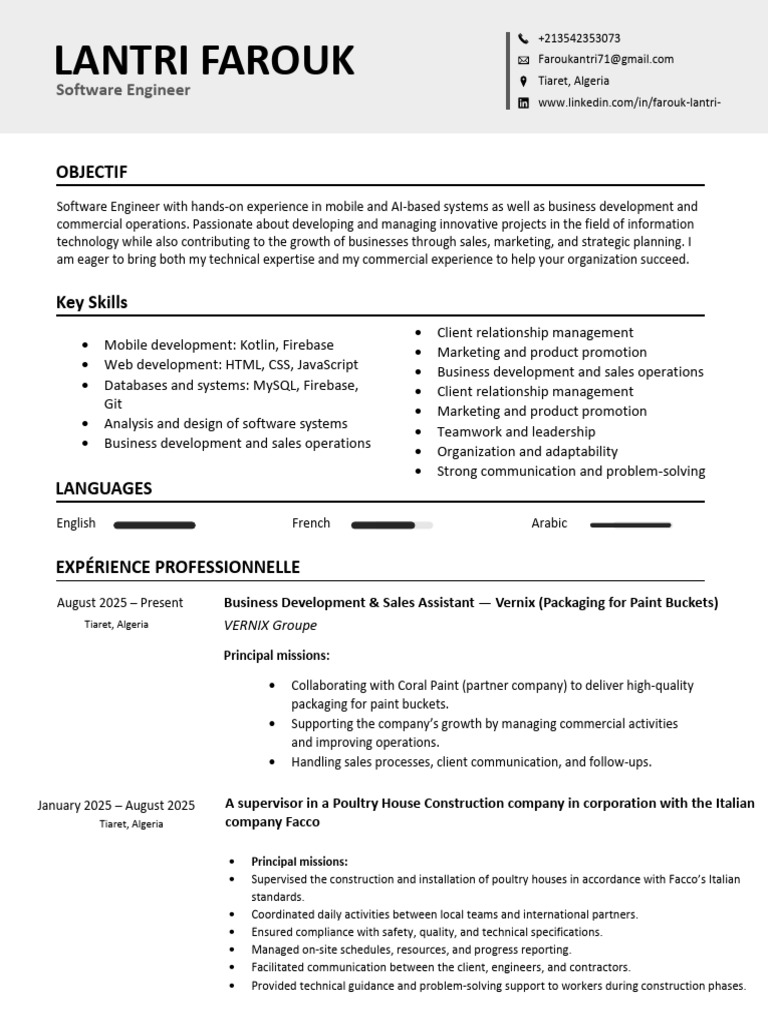 MY CV | PDF | Software | Computing