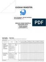 Program Semester Bahasa Indonesia