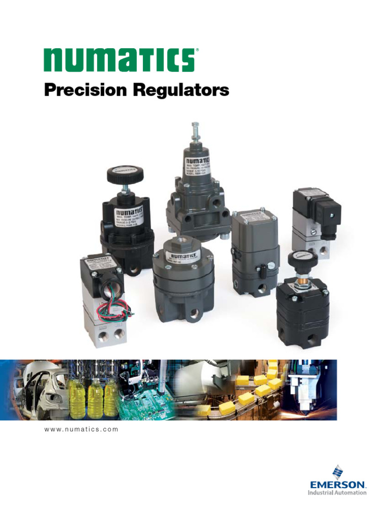 Numatics Series 80 FRL Precision Regulator Catalog | PDF | Valve ...