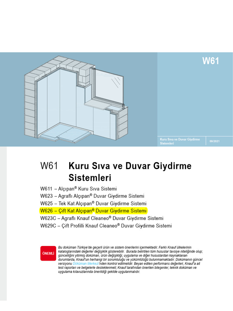 W61 Giydirme Duvar Katalogu | PDF