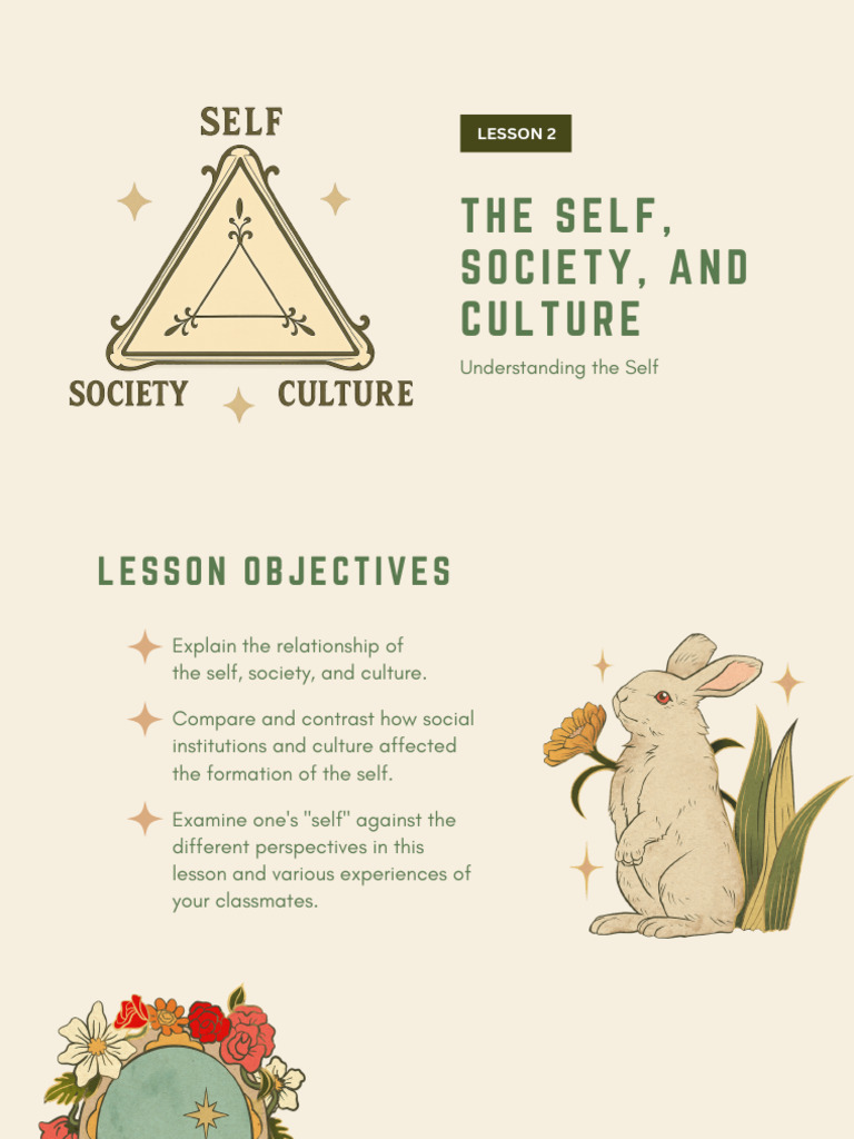 The Self Society and Culture 2 | PDF | Socialization | Society