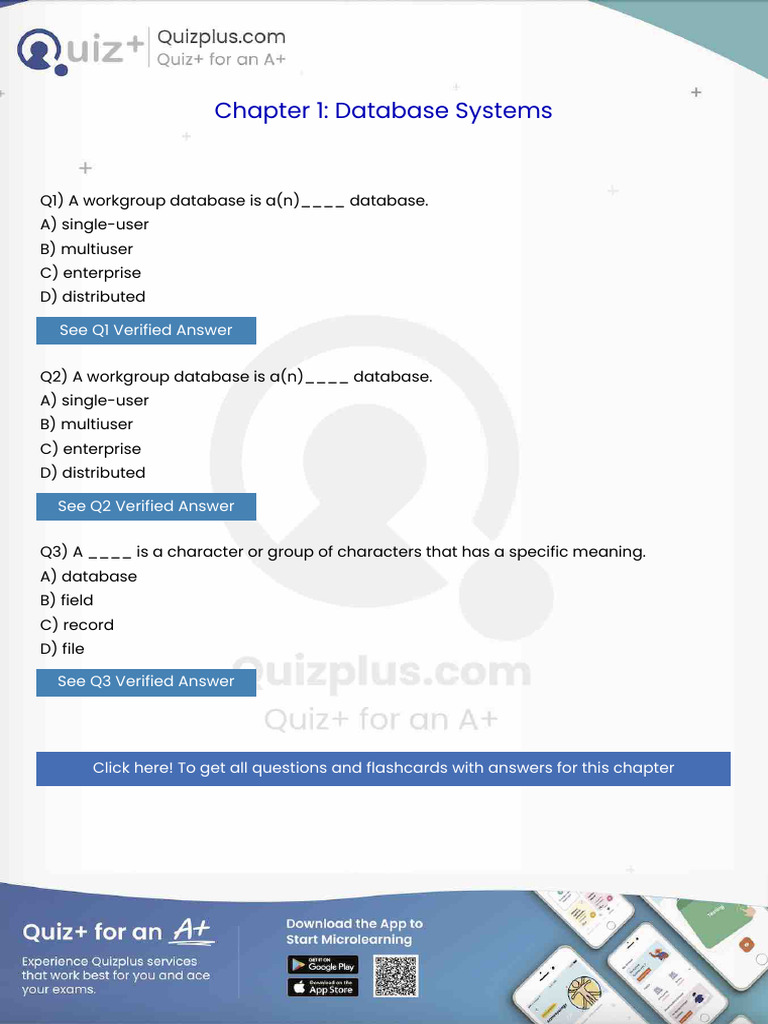 A Workgroup Database Is An Database | PDF | Databases | Computing
