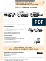 Tyres For Transport Machines Procedure For Determining Inflation Pressures