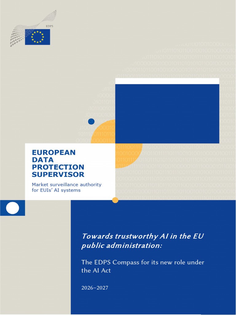 The EDPS Compass for Its New Role Under the AI Act | PDF | Artificial ...