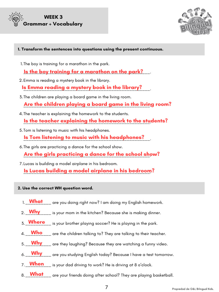 Answer Key | PDF