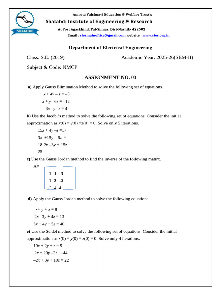 Unit 3 Assignment.pdf Nmcp | PDF