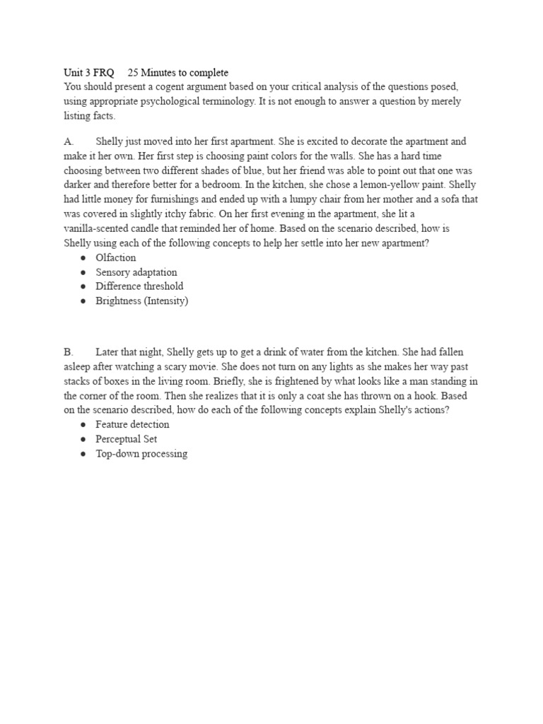 Unit 3 FRQ | PDF