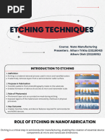 Understanding Etch Processes in Manufacturing | PDF | Materials | Solid ...