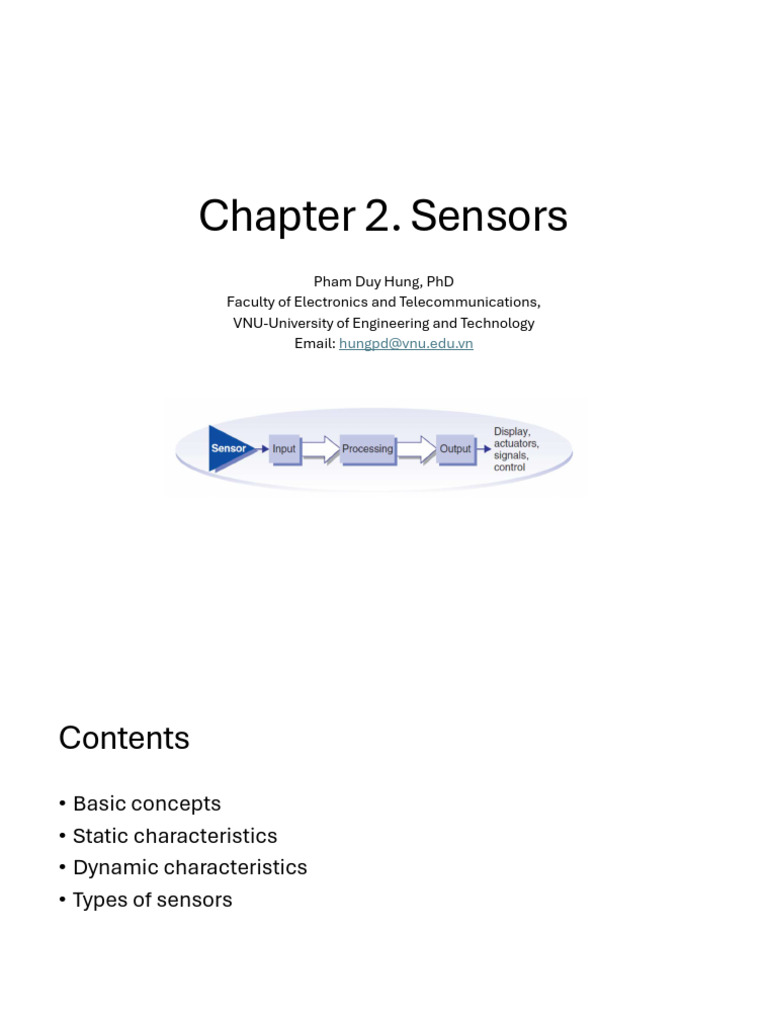 Chapter2. Sensors | PDF | Sensor | Resonance