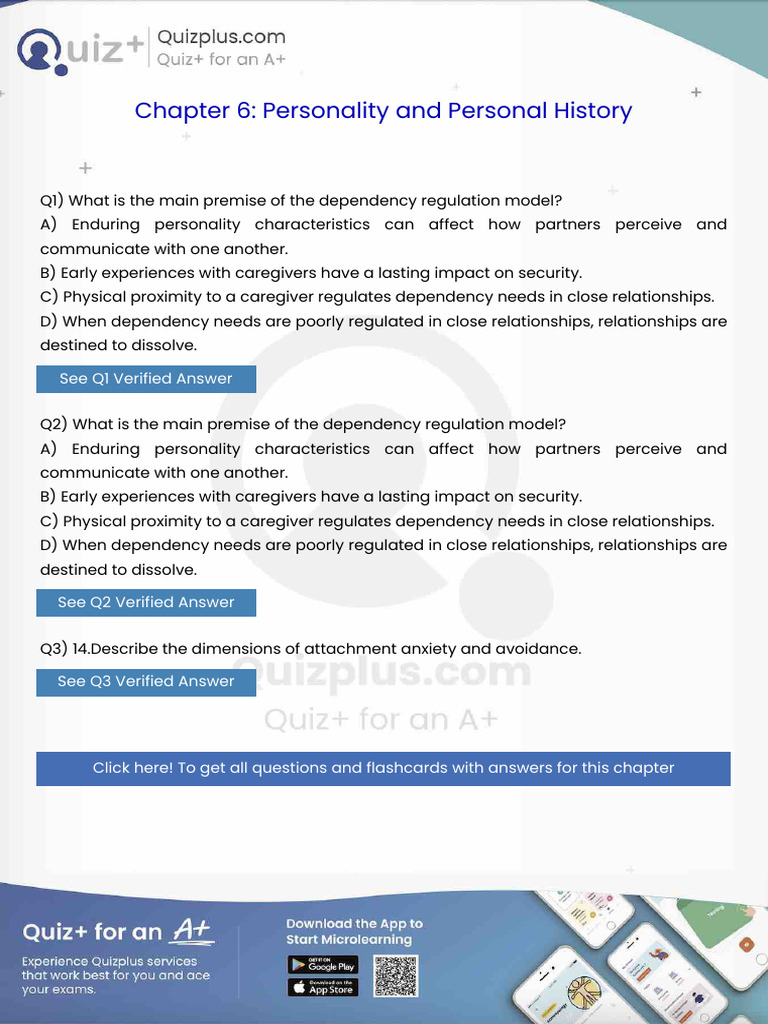 What is the Main Premise of the Dependency Regulation Model | PDF ...