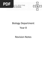 Year 8 Revision Notes