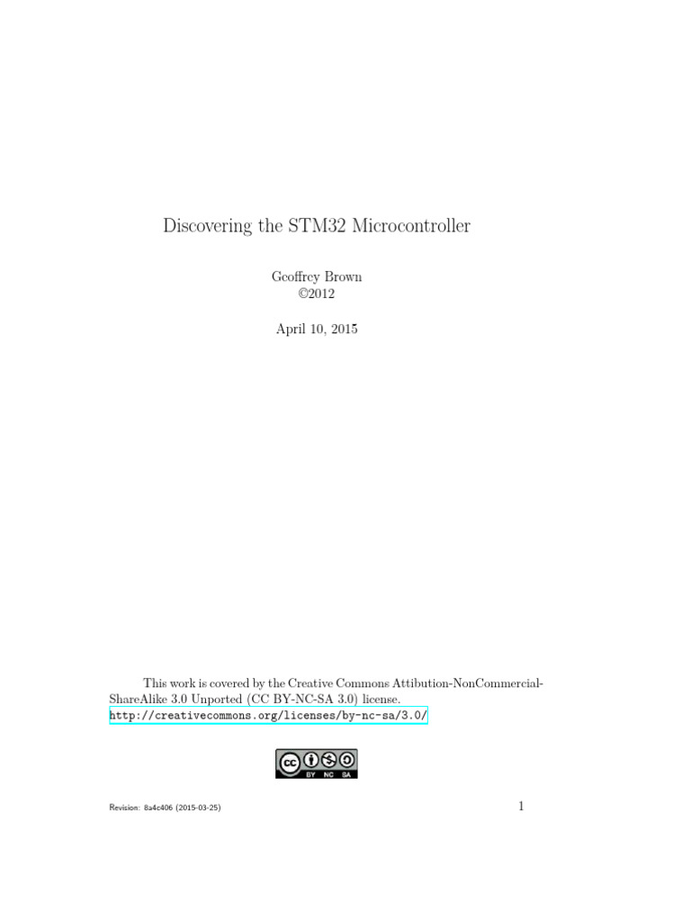 Discovering the STM32 Microcontroller | PDF | Embedded System ...