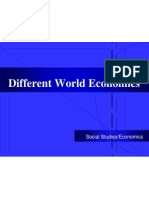 Different World Economies: Social Studies/Economics