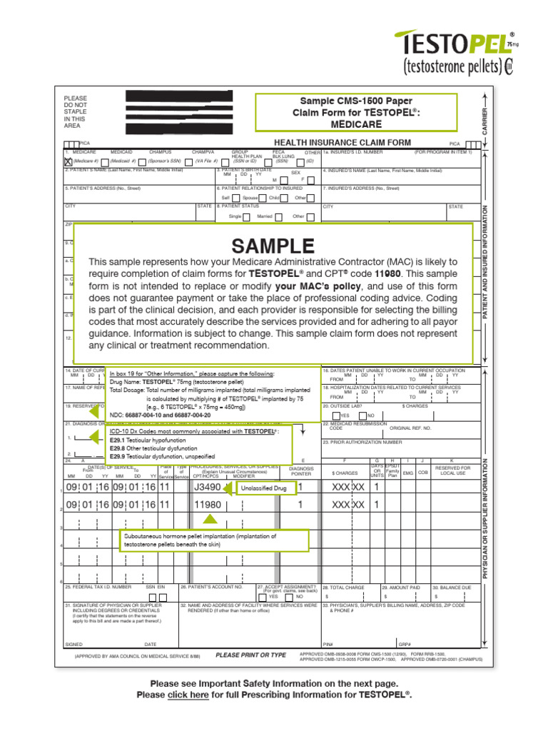 medicare-form testopel | PDF | Diseases And Disorders | Medicine