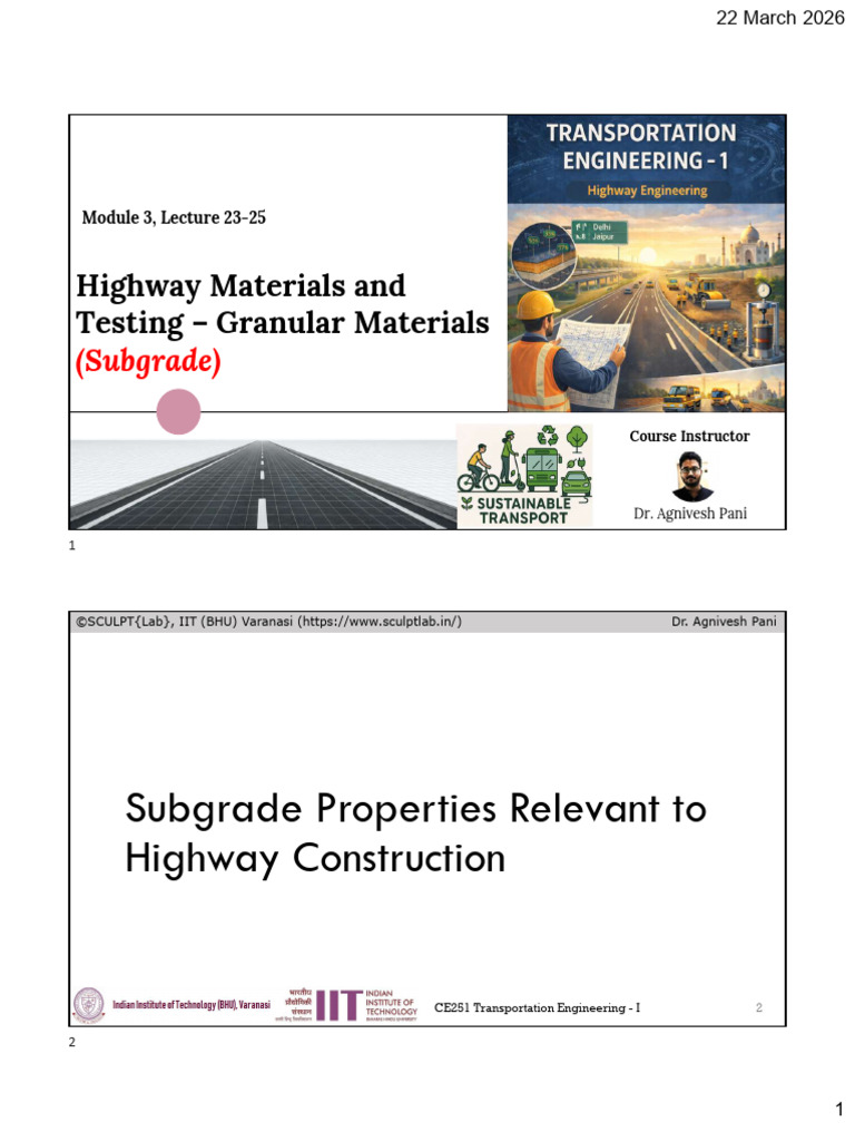 Trans After Midsem | PDF | Construction Aggregate | Civil Engineering