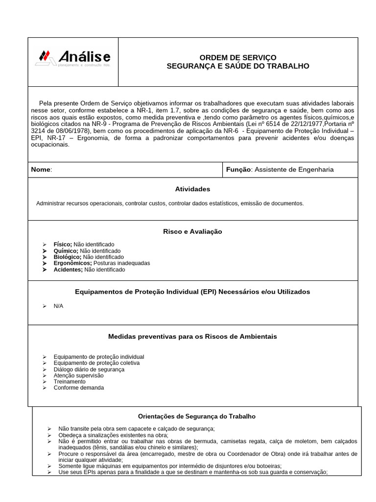 Os - Ass de Engenharia Rev 2022 | PDF