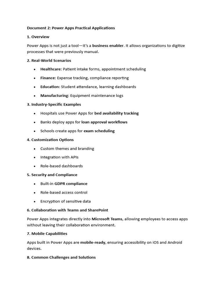 Document Power App | PDF