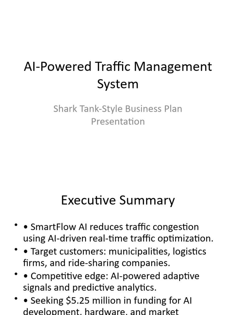 AI-Powered Traffic Management System | PDF