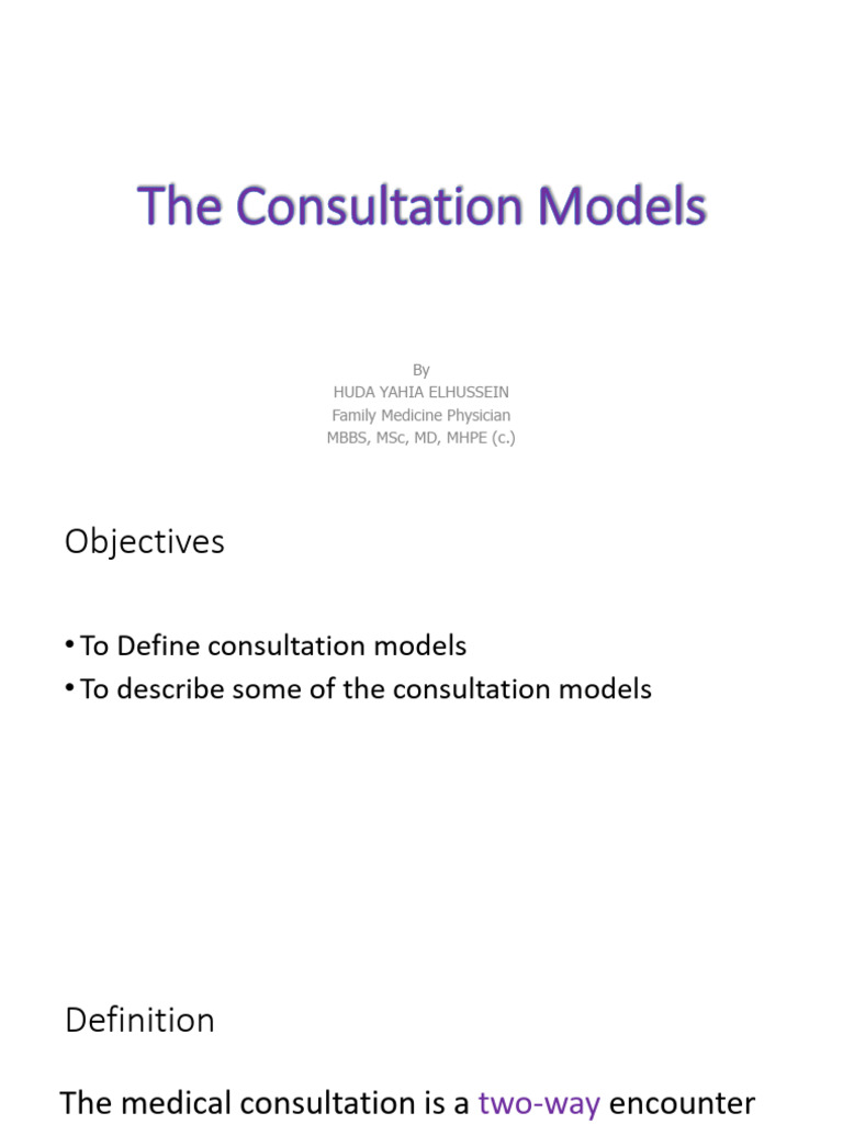 #the Consultation Models 250210 121902 | PDF | Medicine | Physical ...