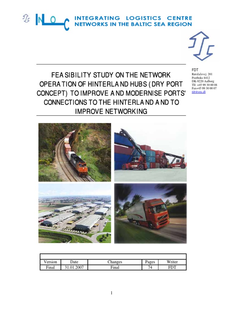 Dry Port Concept Feasibility Study | PDF | Port | Transport
