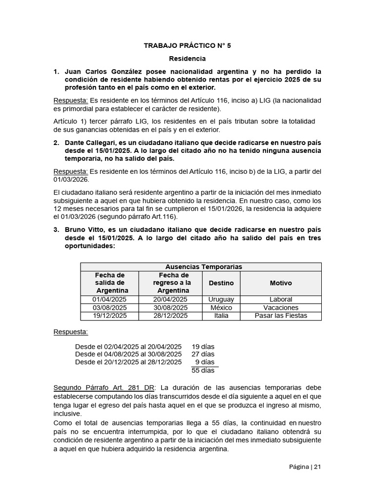 Guia TP 1º Parte 2026 (C Soluciones) - TP 5 | PDF | Impuestos | Gobierno