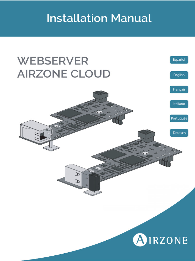 Airzone Webserver Cloud Wifi Dual 2,4 5g Azx6wsc5ger | PDF | Servidor ...