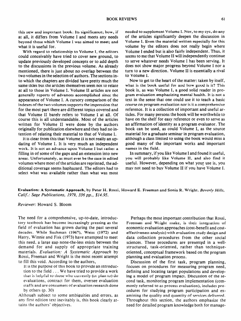 [Evaluation and Program Planning 1980-jan vol. 3 iss. 1] Howard S ...