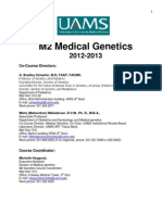 M2 Genetic Syllabus 2012-2013 8 10 2012