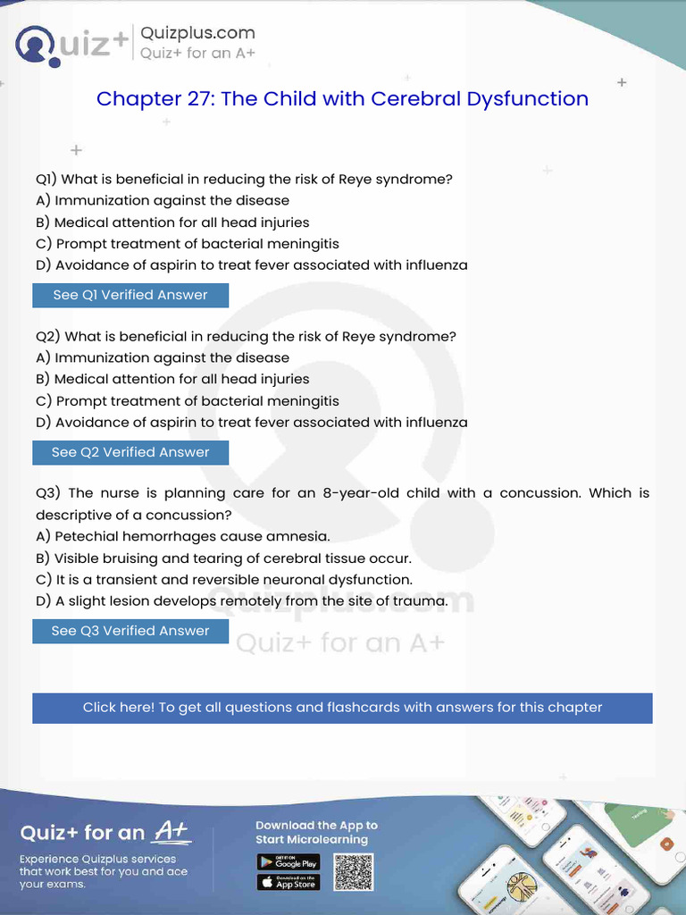 What Is Beneficial in Reducing The Risk of Reye Syndrome | PDF ...