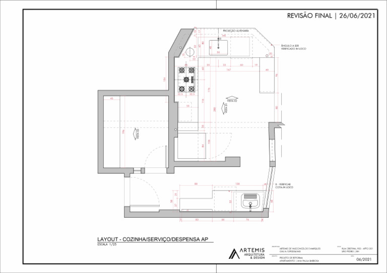 01 - A3 p&b - Layout Apartamento AP | PDF