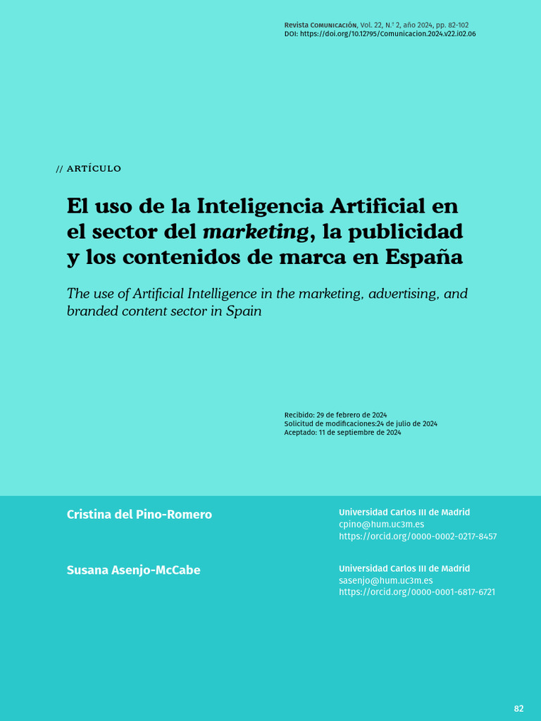 El Uso de La Inteligencia Artificial en El Sector Del Marketing, La ...