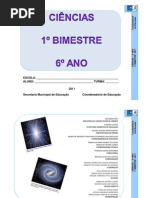 1º BIM 5º série ciencias