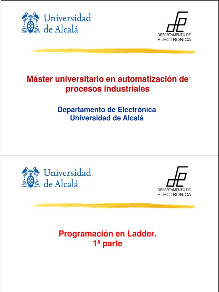 Programacion en Ladder | PDF | Controlador lógico programable | Informática