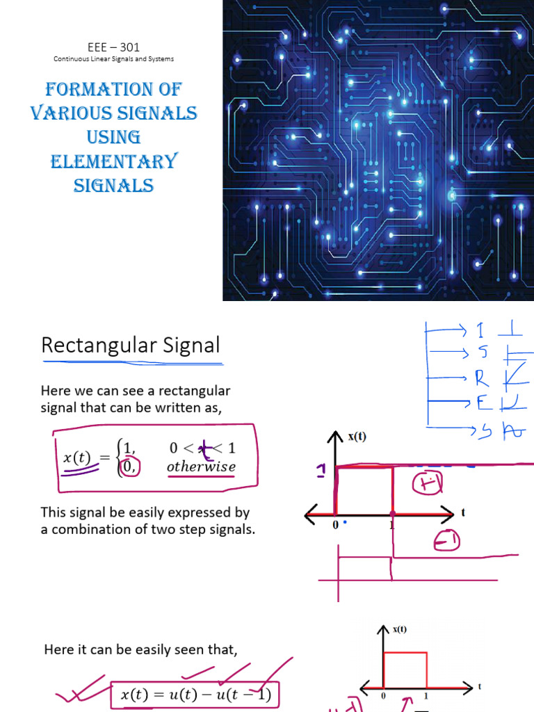 06_Formation of Various Signals Using Elementary Signals M 4 | PDF