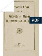 Estatutos de La Asociacion Universitaria de Muejres