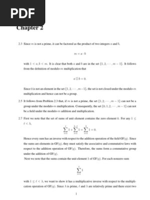 Error Control Coding Fundamentals | PDF | Algorithms