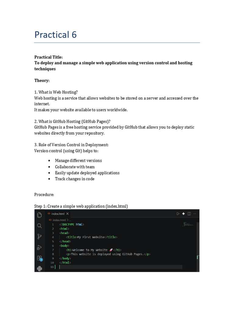 DevOps Lab Practical 6 | PDF