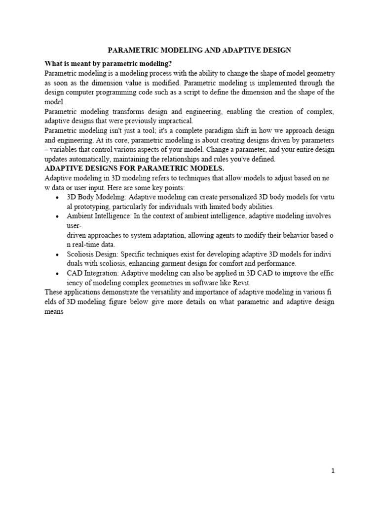 (C) Updated No.2 Parametric & Adaptive Modeling | PDF | Cloud Computing ...