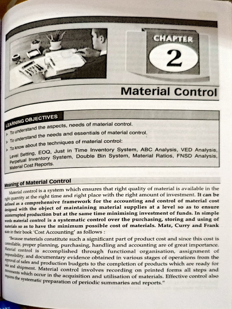 Unit 2 - Material Costs - Theory | PDF