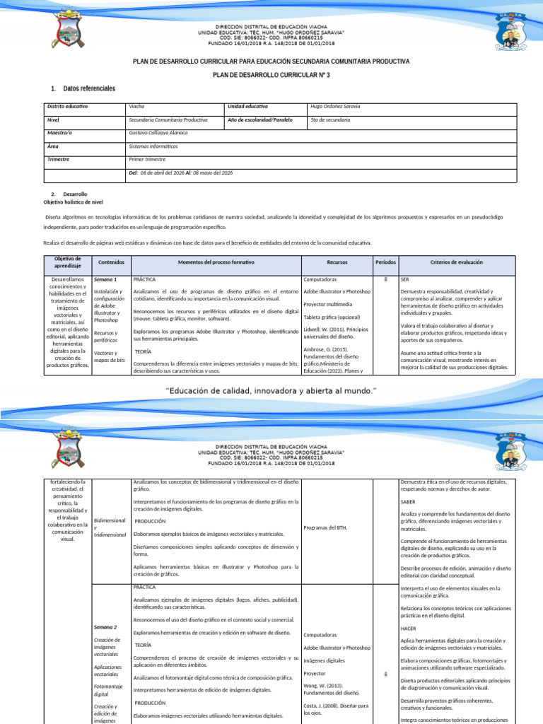 pdc 2026 5to 3 | PDF | Diseño | Diseño gráfico