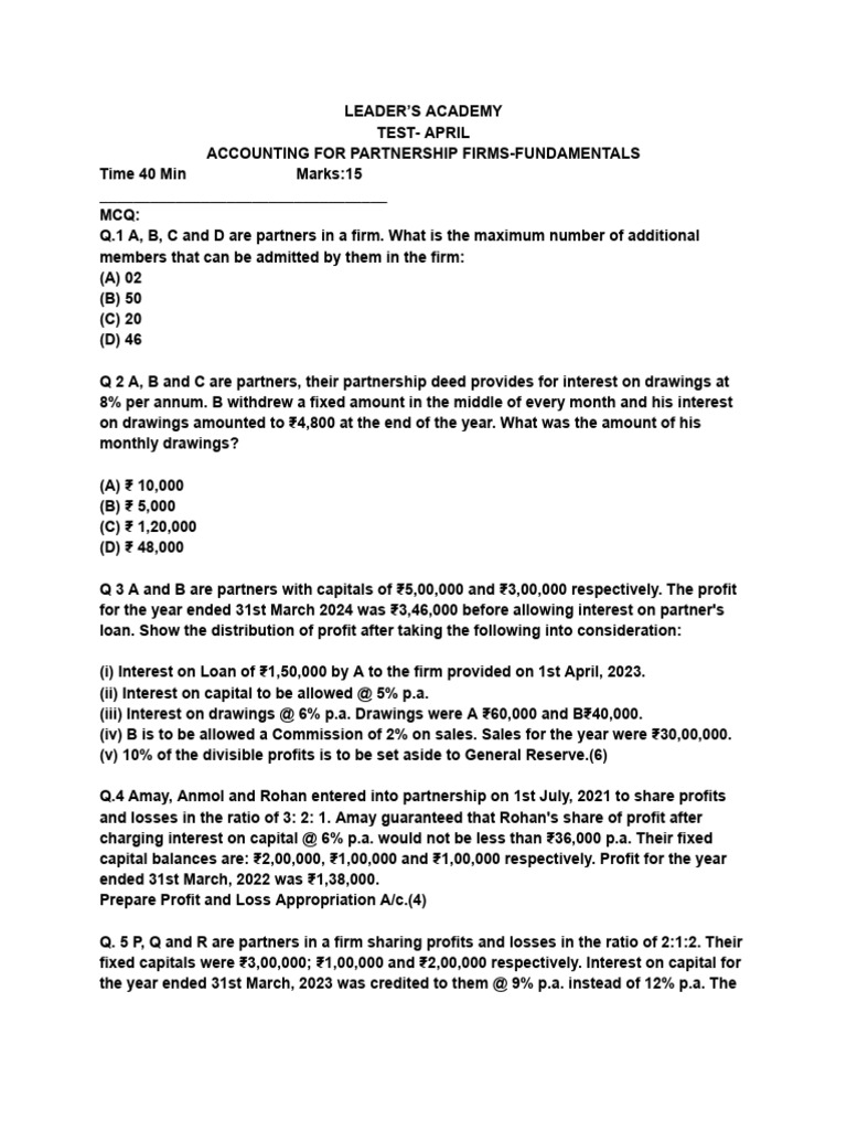 Test Chapter 1 | PDF
