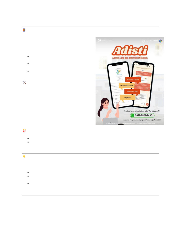 Panduan singkat ADISTI | PDF