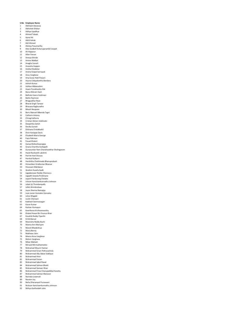 Employee (Check.employee) 1 | PDF