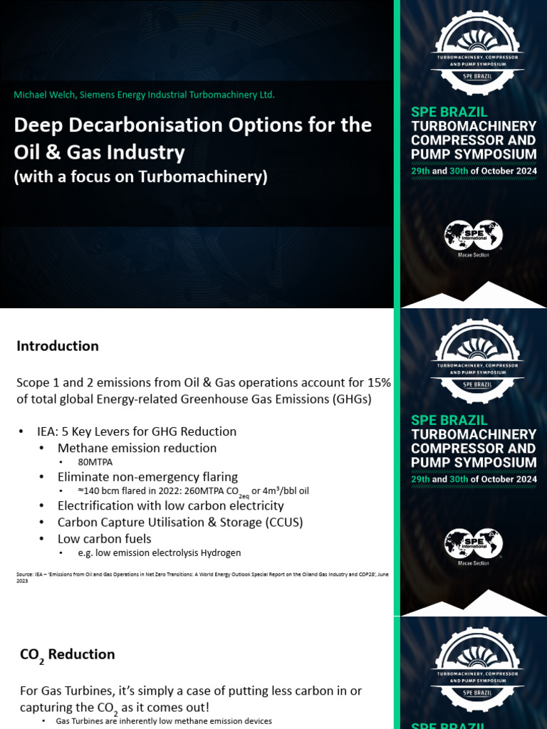 04. Deep Decarbonization Options for the Oil & Gas | PDF | Carbon ...