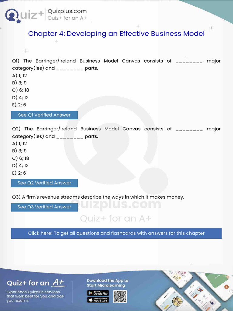 The Barringerireland Business Model Canvas Consists of Major ...