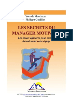 Les Secrets Du Manager Motivant