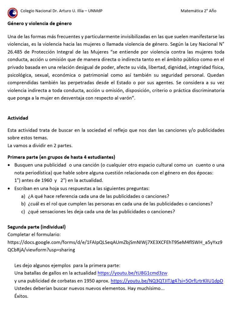 Género y Violencia de Género | PDF | La violencia contra las mujeres ...