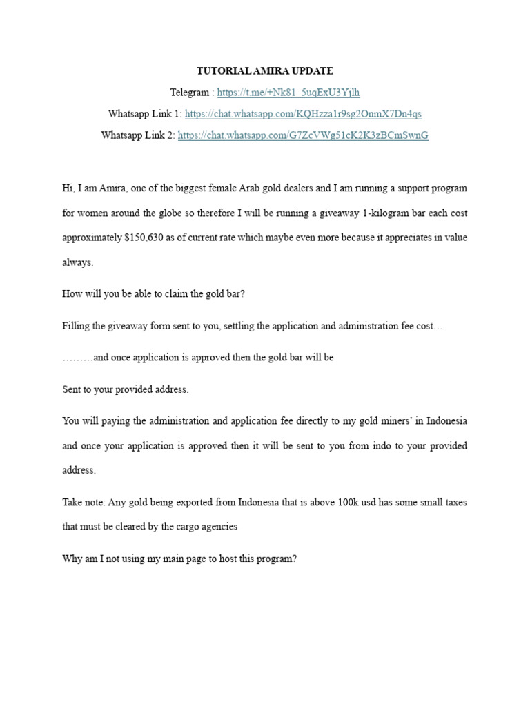 Tutorial Amira Update | PDF